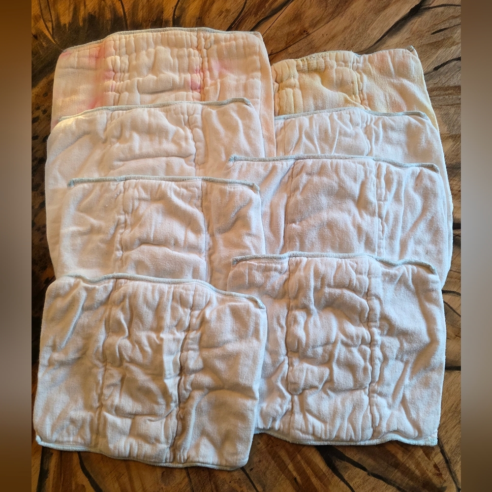 GroVia Organic Cotton Trifold Inserts – Triple Layer – Cloth Diaper